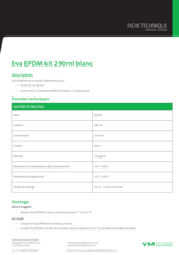 FT - Eva mastic EPDM blanc - 290 ml